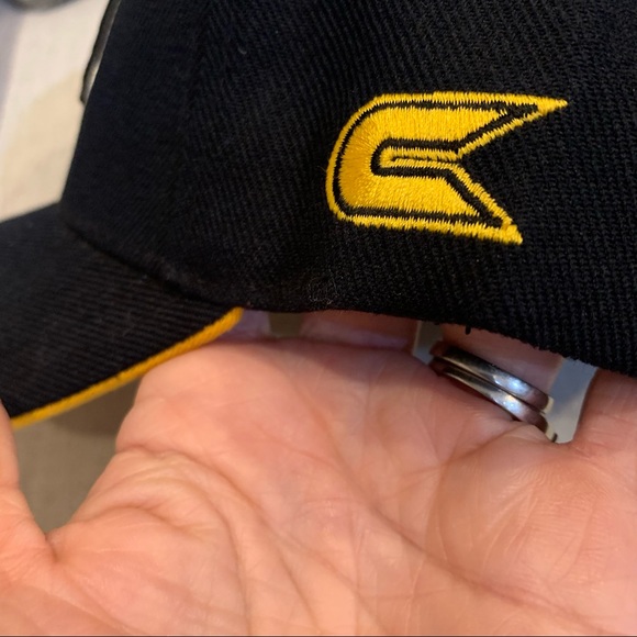 Colosseum Black Gold Southern Mississippi Golden Eagles Adjustable Cap - Picture 4 of 6